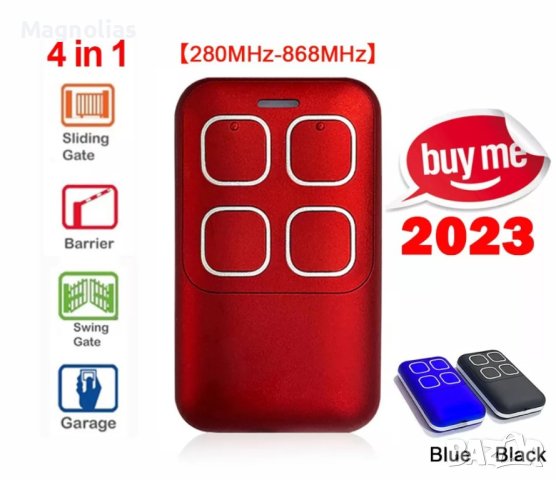 Дистанционно Управление За Гаражни Врати ERREKA IRIS 433MHz 868MHz , снимка 7 - Електронни четци - 40844350