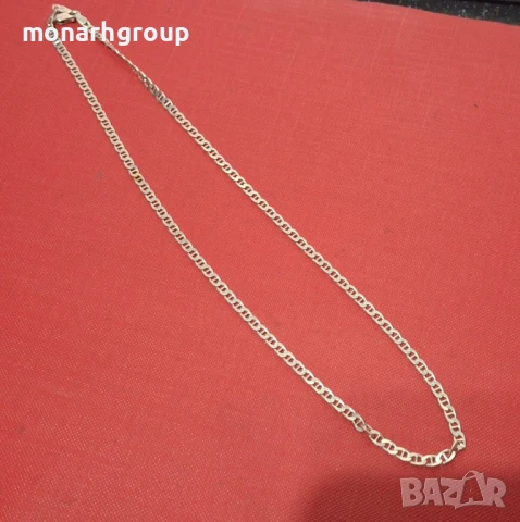 Сребърен ланец, снимка 2 - Колиета, медальони, синджири - 50788612