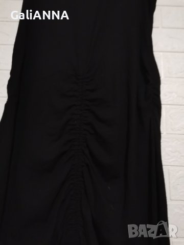 СТРАХОТНА РОКЛЯ В ЧЕРНО XL, снимка 2 - Рокли - 40634438
