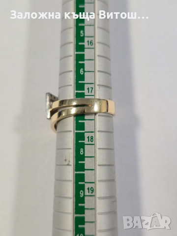 Златен пръстен 14к 4.3гр., снимка 6 - Пръстени - 51691646