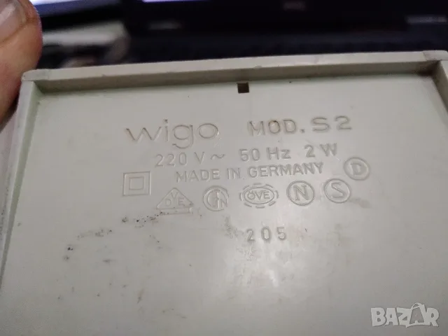 Ретро будилник WIGO Mod. S2, снимка 6 - Антикварни и старинни предмети - 55829270