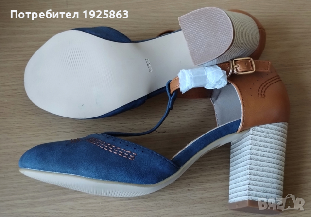 Дамски обувки от естествена кожа , внос от Англия, снимка 3 - Дамски обувки на ток - 44749146