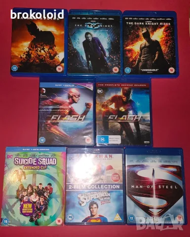 DC колекция, batman dark knight, superman, suicide squad, flash, man of steel