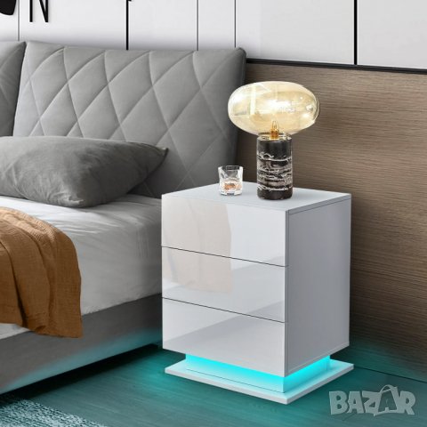 Шкаф / нощно шкафче WFBS-BT-D0112WH, снимка 7 - Шкафове - 38952496