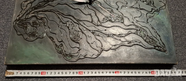 Авторски Стенен Часовник – Картина върху Платно, снимка 5 - Декорация за дома - 53078286