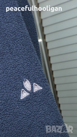 Vaude Outdoor Polar Fleece -мъжко тъмно сиво  поларено горнище с цип размер XL , снимка 11 - Якета - 52430204