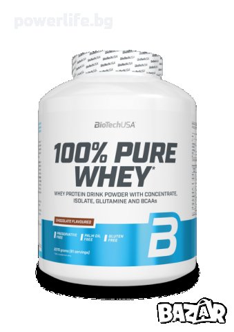 BioTech USA 100% Pure Whey | Суроватъчен Протеин, 2270 гр.
