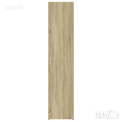 vidaXL Висок шкаф, сонома дъб, 40x42,5x185 см, инженерно дърво, снимка 3 - Бюфети - 56146875
