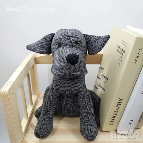 Стопер за врати, за книги тъмносиво куче  или заек, снимка 6 - Други - 51060947