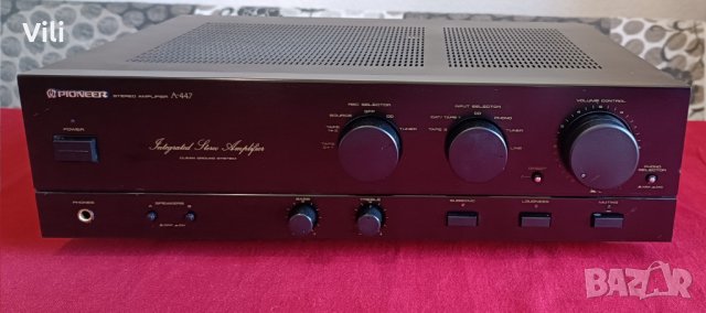 Усилвател Pioneer A-447, снимка 7 - Ресийвъри, усилватели, смесителни пултове - 40184906