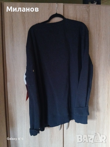 Мъжка блуза на марката Alpha industries , снимка 3 - Тениски - 54298219