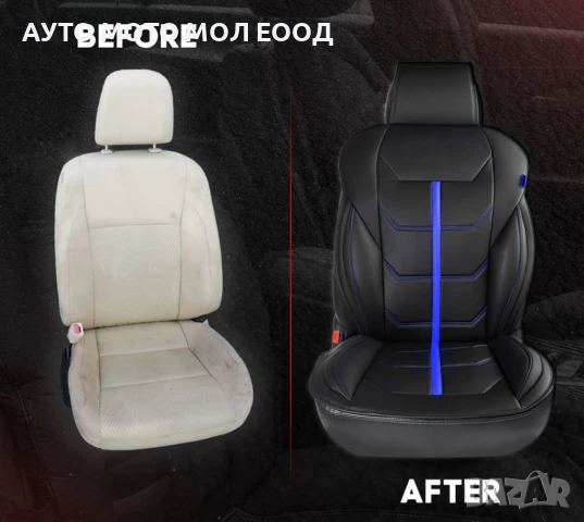 Универсална подложка за седалка Sparco - Черно/Синьо., снимка 4 - Аксесоари и консумативи - 51421071