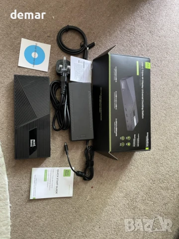 Докинг станция Minthouz DisplayLink за 3x4K/60HZ монитора 160W, 14 в 1, снимка 9 - Кабели и адаптери - 50574046