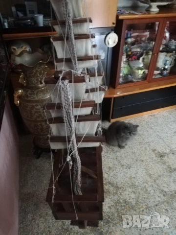 голям макет на кораб от Италия, снимка 4 - Други ценни предмети - 54175193