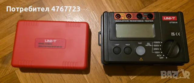 UT501A мегаомметър multimeter  digital, снимка 3 - Други - 56459886