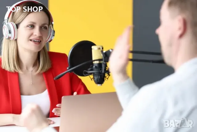 Кондензаторен микрофон AYNEFY професионален студиен микрофон, снимка 11 - Микрофони - 49049679