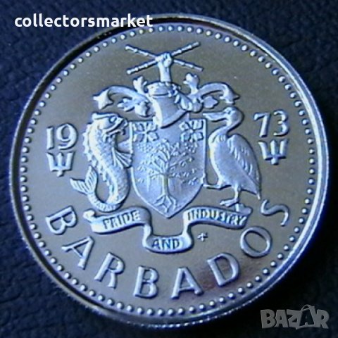 10 цента 1973 PROOF, Барбадос, снимка 2 - Нумизматика и бонистика - 34294014