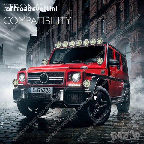 1 БРОЙ 99W Халоген Диоден Диоден фар за джипове, трактори, мотокари, снимка 2 - Аксесоари и консумативи - 40394900