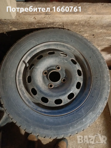 джанти FORD 14' 4х108 + зимни гуми LASSA SNOWAYS II 175/70R14, снимка 2 - Гуми и джанти - 53096099