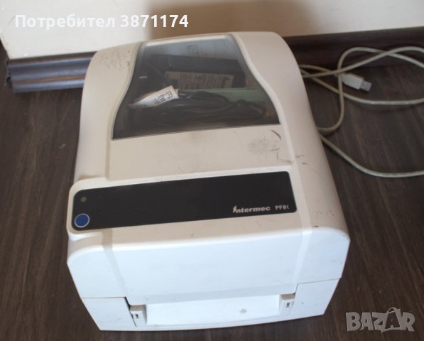 Термо етикетен баркод принтер Intermec PF8T, снимка 1 - Оборудване за магазин - 42609841