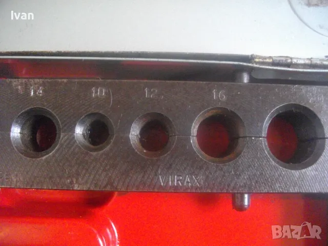 VIRAX ГОЛЯМА КОНУСНА ДЪСКА 10-22мм ЗА УГОЛЕМЯВАНЕ РАЗВАЛЦОВАНЕ БЕРТВАНЕ НА ТРЪБИ Made in FRANCE ПРОФ, снимка 5 - Други инструменти - 49690201