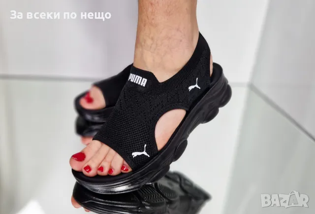 Puma Дамски Черни Сандали Пума Код P605, снимка 4 - Сандали - 50427862