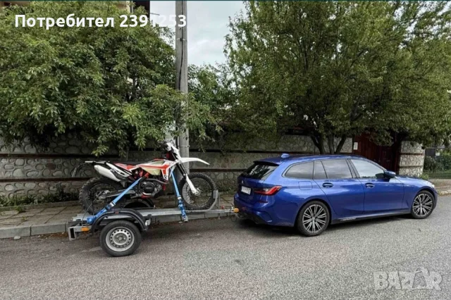Ремарке за мотоциклет под наем., снимка 3 - Ремаркета - 55798842
