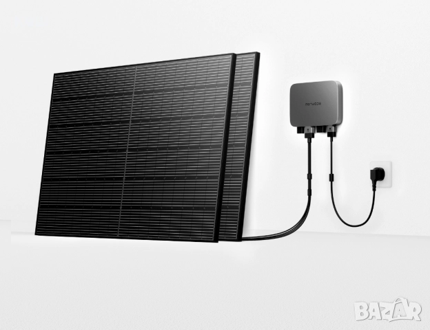 Слънчев панел ECOFLOW 400W (20г. гаранция)+Кабели и планки  