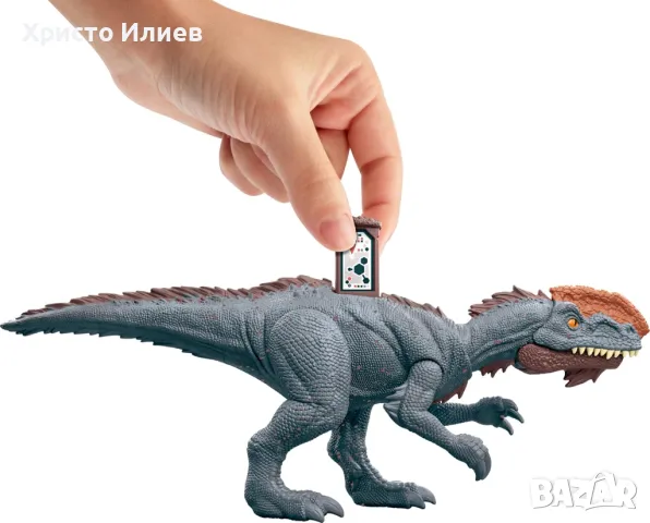Динозавър интерактивен монолофозавър Mattel Jurassic World Джурасик Свят, снимка 4 - Фигурки - 49491451