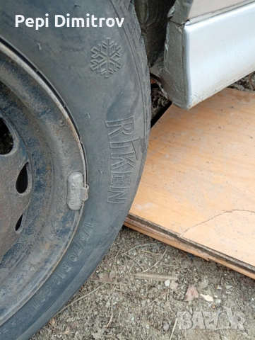4 броя зимни гуми 175/70/13 Riken, снимка 6 - Гуми и джанти - 53142803
