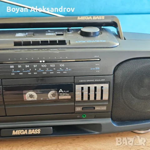 Двукасетъчен радиокасетофон Sony CFS-DW34S, снимка 4 - Радиокасетофони, транзистори - 55735754