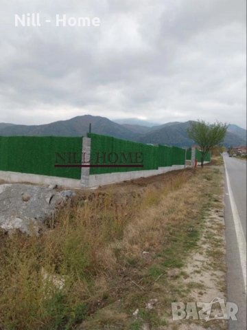 Поцинкована мрежа с декорация ( ИЗКУСТВЕНА ТРЕВА ) 4 мм. Тел / 40 мм. Око, снимка 11 - Огради и мрежи - 52303753