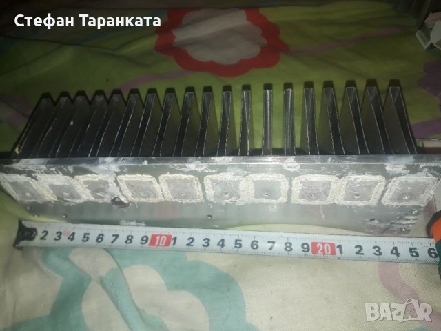 Алуминиев радиатор-охладител за аудио усилватели, снимка 1 - Други - 42899058