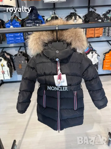 Зимно яке Moncler тип парка за момичета Два Цвята 