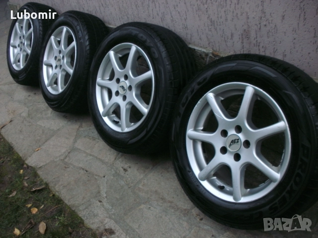 15 цола 5 х 100 мм 4 бр лети джанти AEZ Germany ! - VW,Audi,Seat,Skoda,Toyota,Subaru и други !, снимка 3 - Гуми и джанти - 52471411