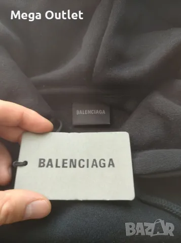 Мъжки суичър Balenciaga с качулка, снимка 3 - Суичъри - 48166134