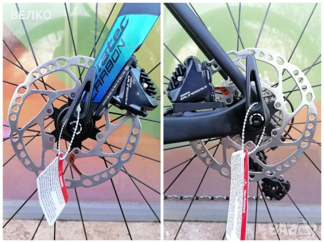 Шосеен велосипед Corratec Team - 2x11 * 48 см * Карбон * Shimano Ultegra * Ново, снимка 5 - Велосипеди - 53950713