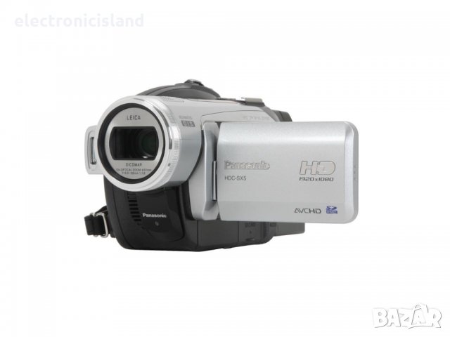 Оригинална Японска Full HD Видео камера Тричипова 3 CCD Panasonic HDC SX5, запис на DVD, SD, SDHC, снимка 1 - Камери - 34954077