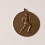 Спортен медал 1951 година - бягане, снимка 1 - Антикварни и старинни предмети - 42850347
