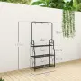 Етажерка за цветя Outsunny, 3-етажна етажерка за растения с висящи куки, снимка 8
