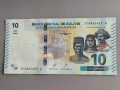 Банкнота - Боливия - 10 боливианос UNC | 2018г., снимка 1
