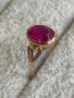 Руски златен пръстен с рубин 2.9гр 14к , снимка 1