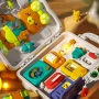 Интерактивно куфарче с музика и светлина Puzzle busy book, снимка 4