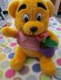 Плюшена играчка голям жълт мечок, снимка 1