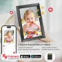 Цифрова фоторамка Frameo-10.1" WiFi IPS сензорен екран 1280 * 800,32GB, снимка 9
