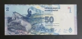 Аржентина. 50 песо. 2015/2024. UNC. Очертания на Фолкландски острови., снимка 2