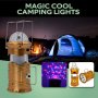 Къмпинг диско лампа 3в1 с акумулаторна батерия - презареждащ се фенер, снимка 6