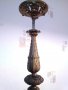 Лампион,полюлей бронзова стара изработка с пет крушки., снимка 5