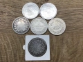 Испания ,2 х 5 песос и Франция 3 х5 франка.Сребърни монети, снимка 2