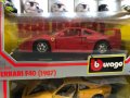 Метална колекционерска количка BURRAGO FERRARI 1:24 по избор!, снимка 4